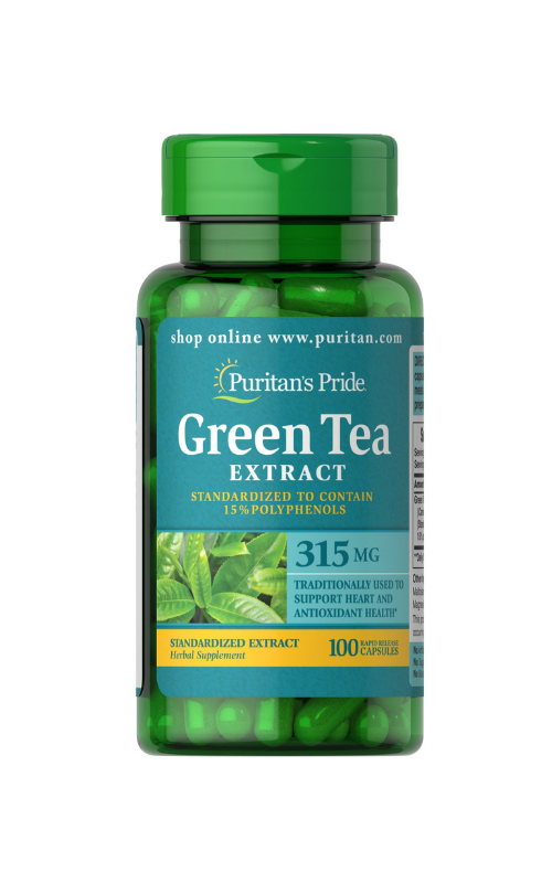 Puritan's Pride Green Tea Extract 100 Capsules