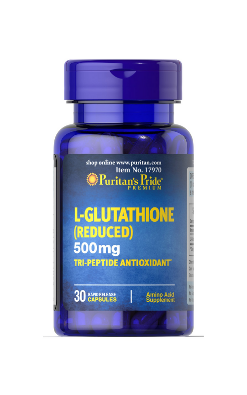 Puritan's Pride L - Gluthathione 500mg 30 Capsules