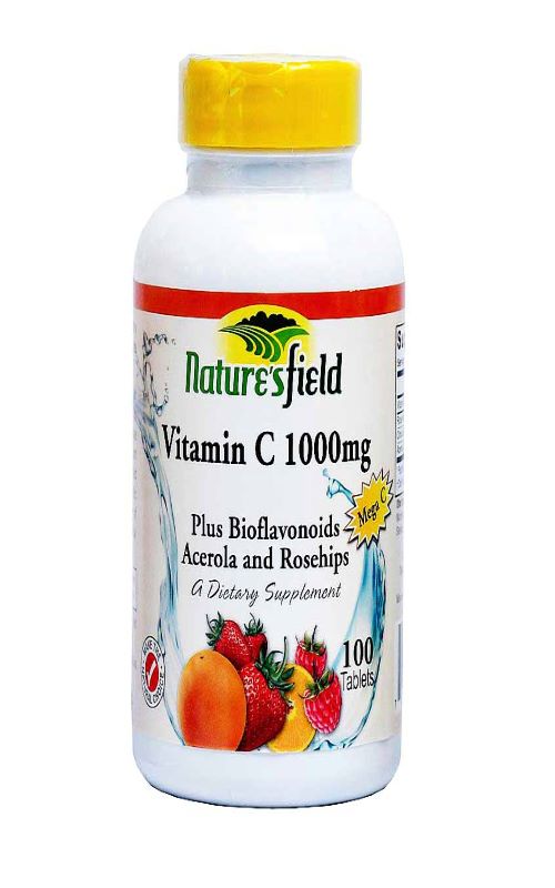 Nature's field Vitamin C 1000mg 100 Tablet