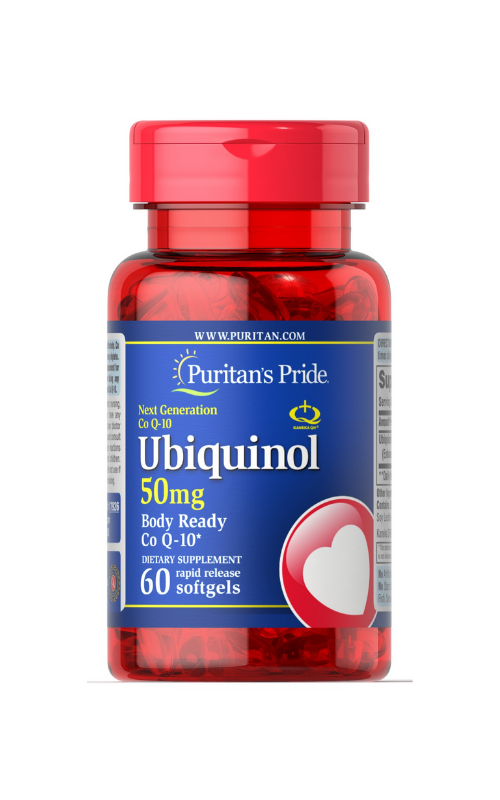 Puritan's Pride Ubiquinol 50mg 60 Softgels