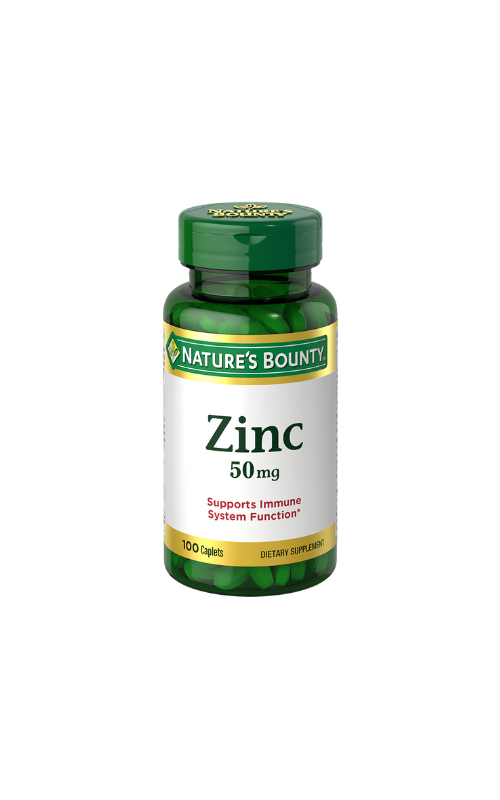 Nature's Bounty Zinc 50mg 100 Caplets